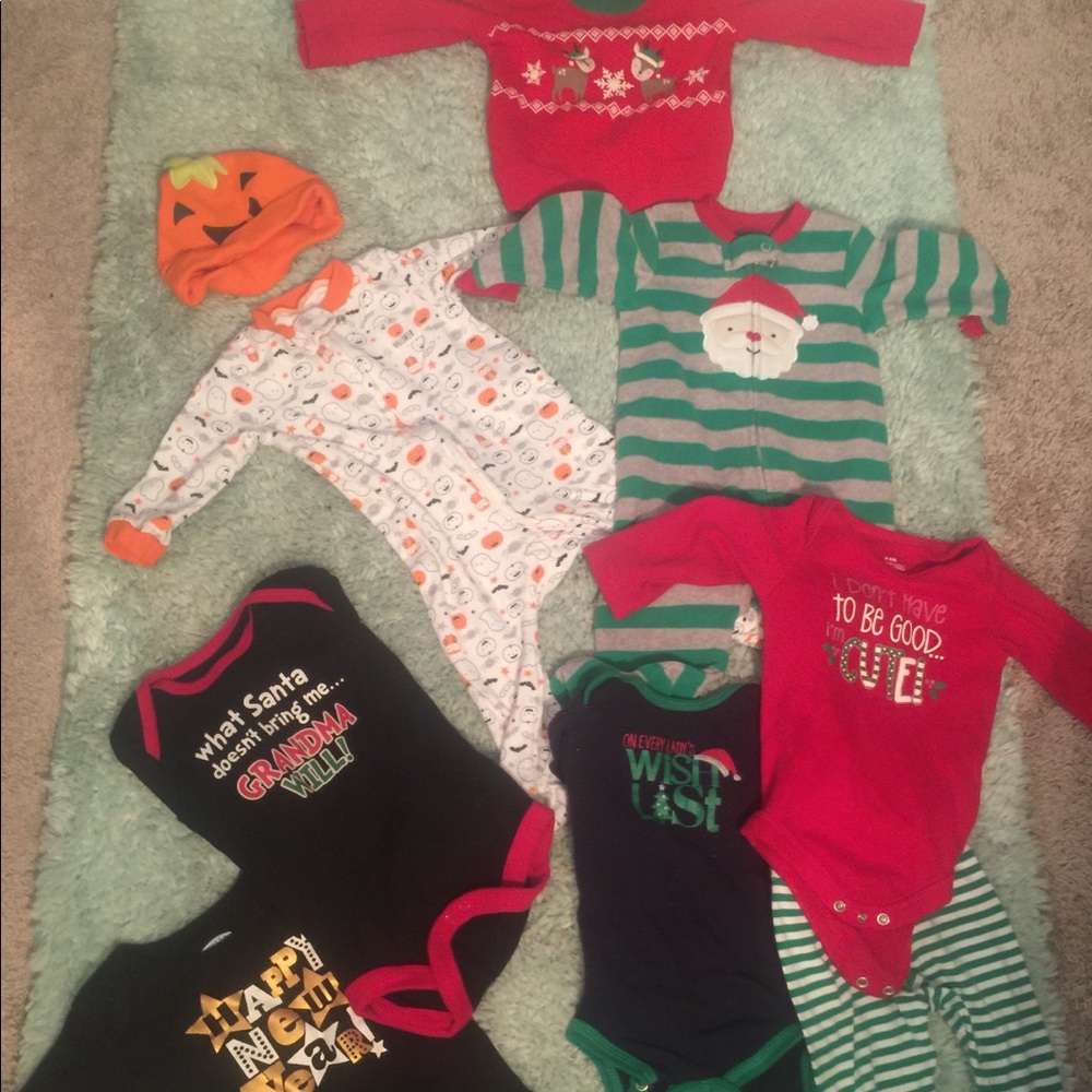 6 months holiday bundle w/t shirt